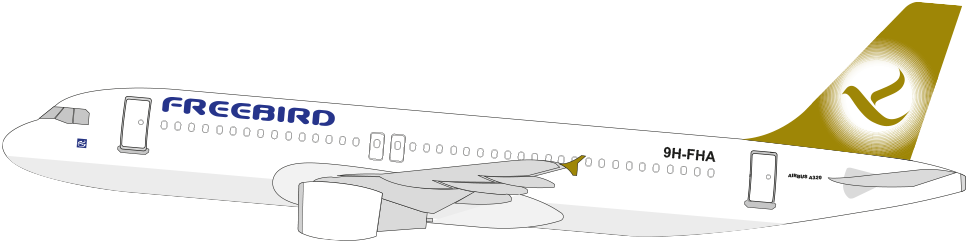 Freebird Europe Added An Airbus A320 Aircraft